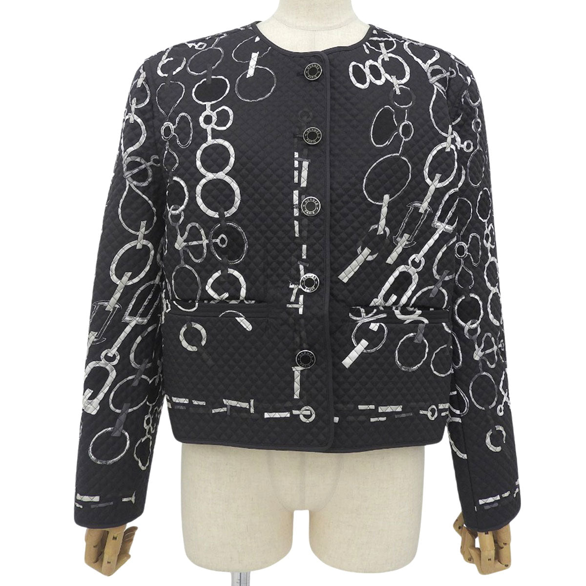 Do Re Boucles Quilted Jacket 2023 Size 44 Apparel Fashion Chaine d'Ancre pattern