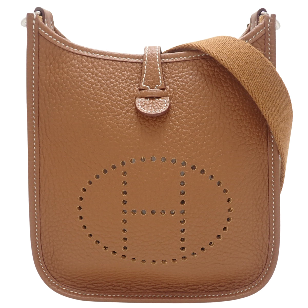Evelyne TPM retourne Clemence leather Gold Silver hardware Z stamp