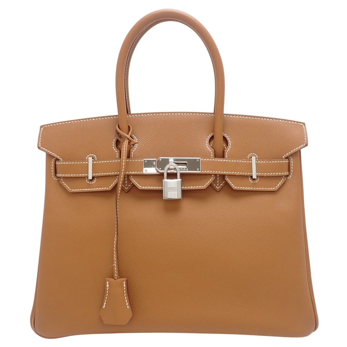 Birkin 30 Veau Epsom Palladium Hardware Gold Silver Hardware □K stamp