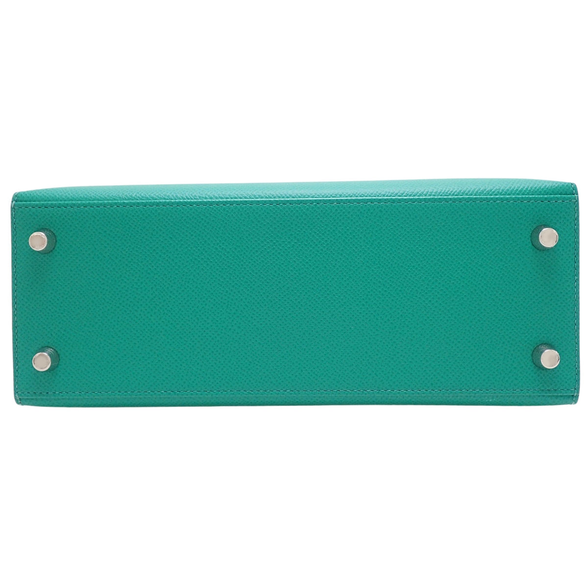 Kelly 25 (Sellier) Epsom Palladium hardware Vert Jade Silver hardware Z stamp