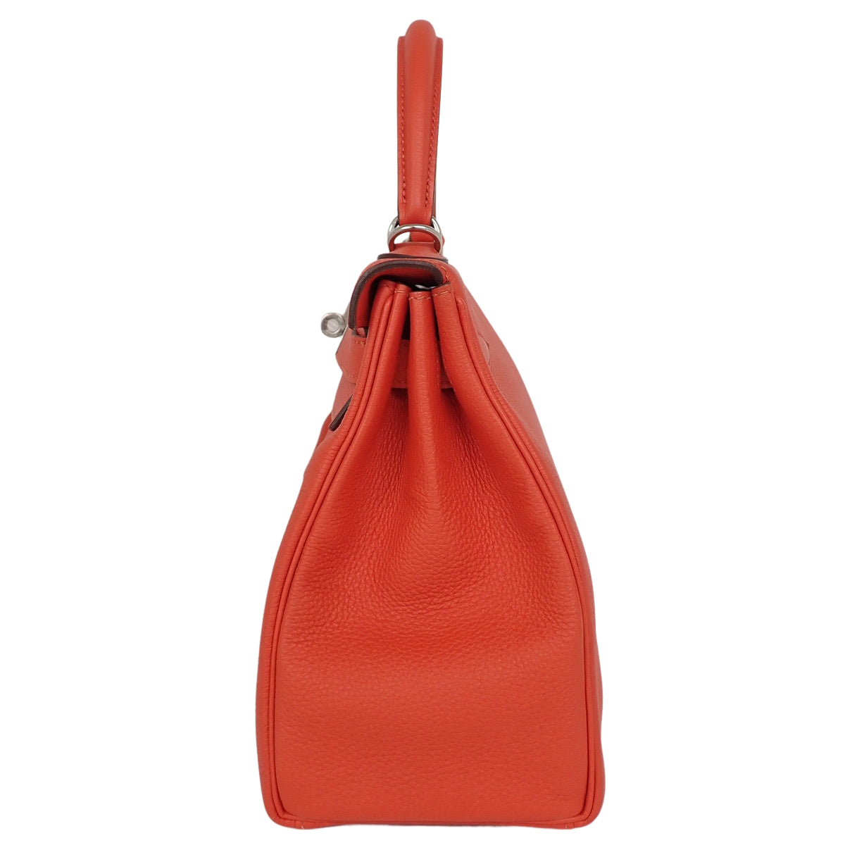Hermès Kelly 28 (Sellier) Togo Palladium Hardware Capucine Y-stamp