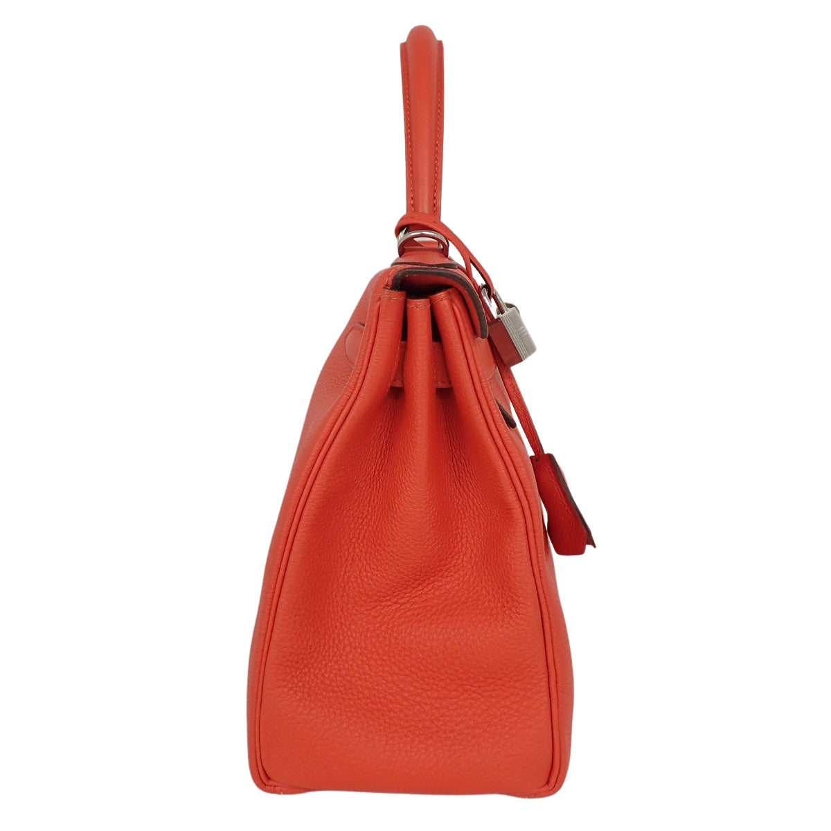 Hermès Kelly 28 (Sellier) Togo Palladium Hardware Capucine Y-stamp