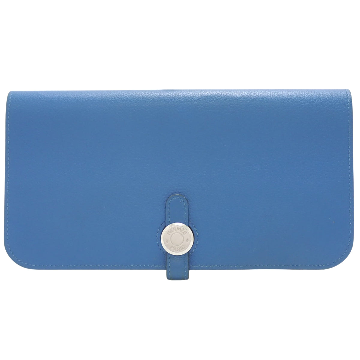 Dogon Long Evercolor Palladium Hardware Blue Silver Hardware D stamp