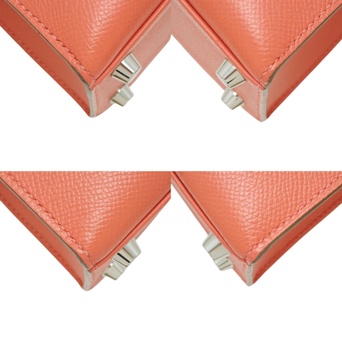 Kelly 28 (Sellier) Epsom leather Palladium hardware Rose Jaipur Silver hardware □Q stamp