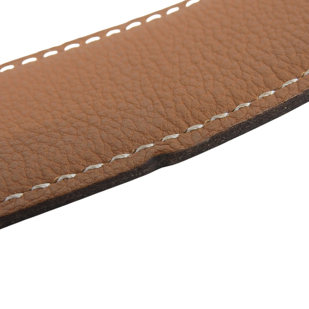 Constance H belt reversible 100 Box Calf Togo Palladium hardware Black/Gold □E stamp
