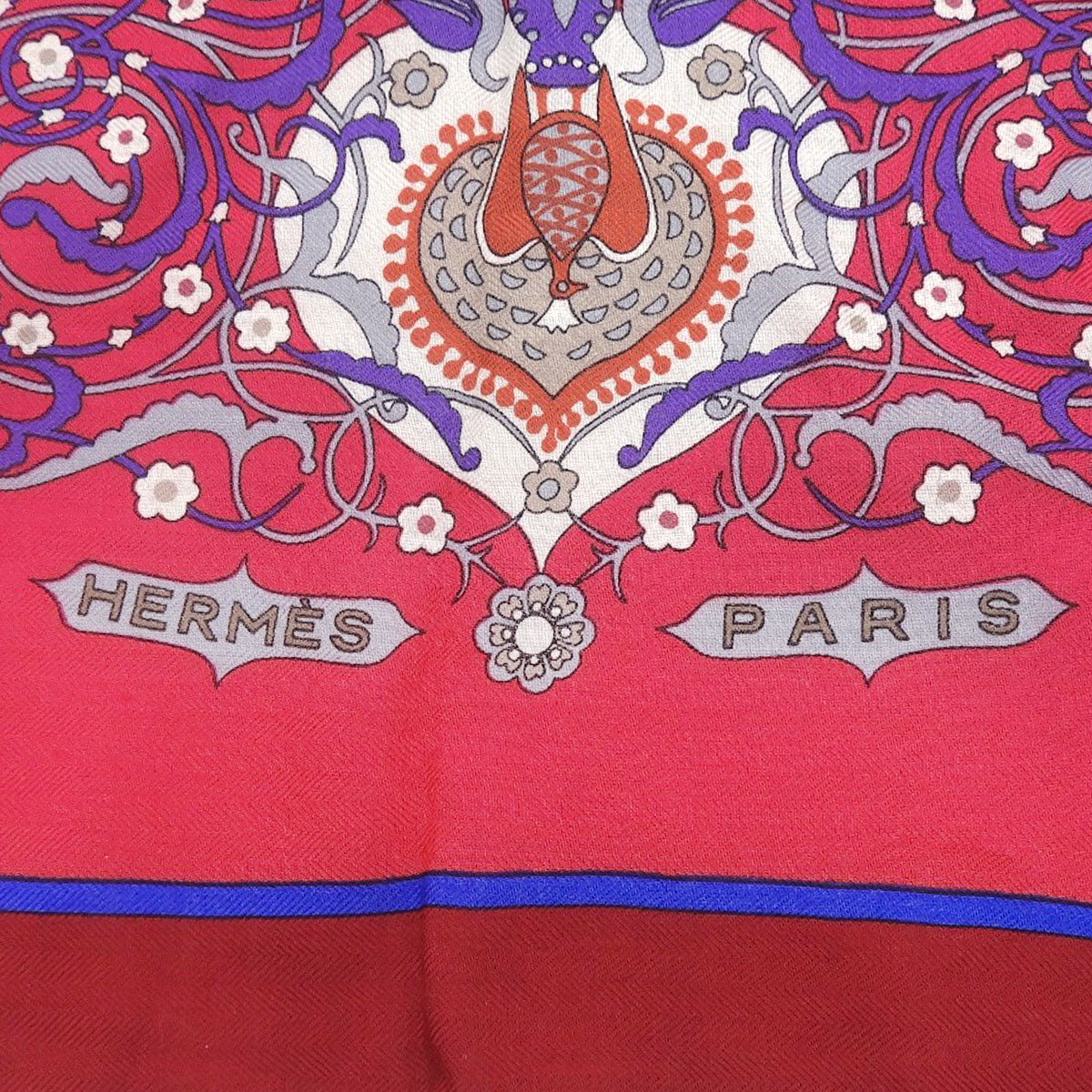 Poesie Persane Persian Poetry Carre géant Carre 140 Cashmere Silk