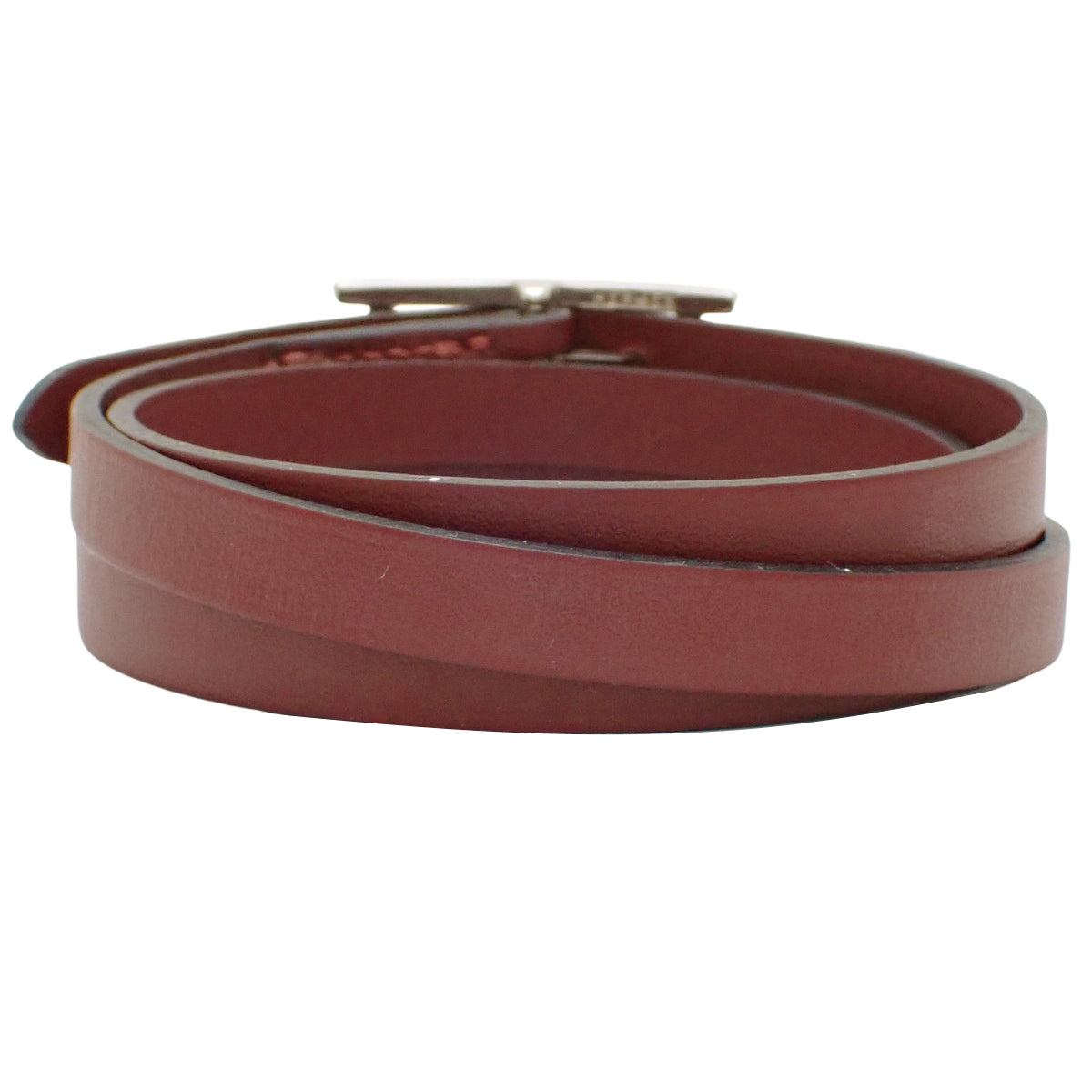 Api 3 bracelet, Swift leather, palladium plated hardware