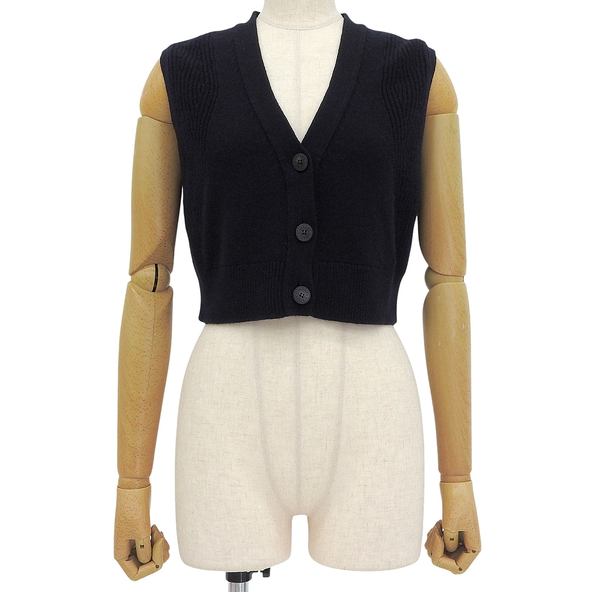 Cashmere Cropped Vest 2024 Size 38