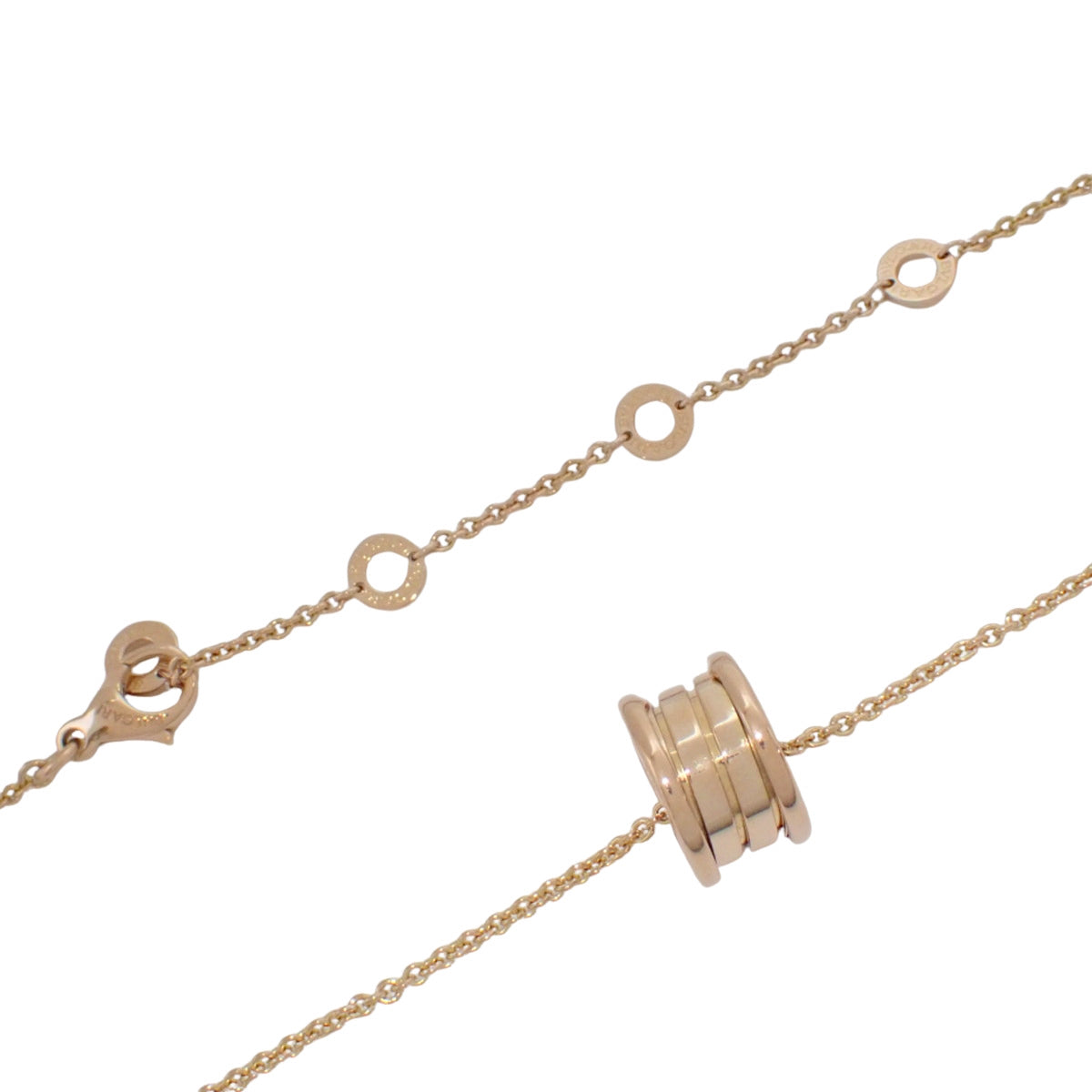 B.zero1 Necklace Pink Gold K18PG 13.9g