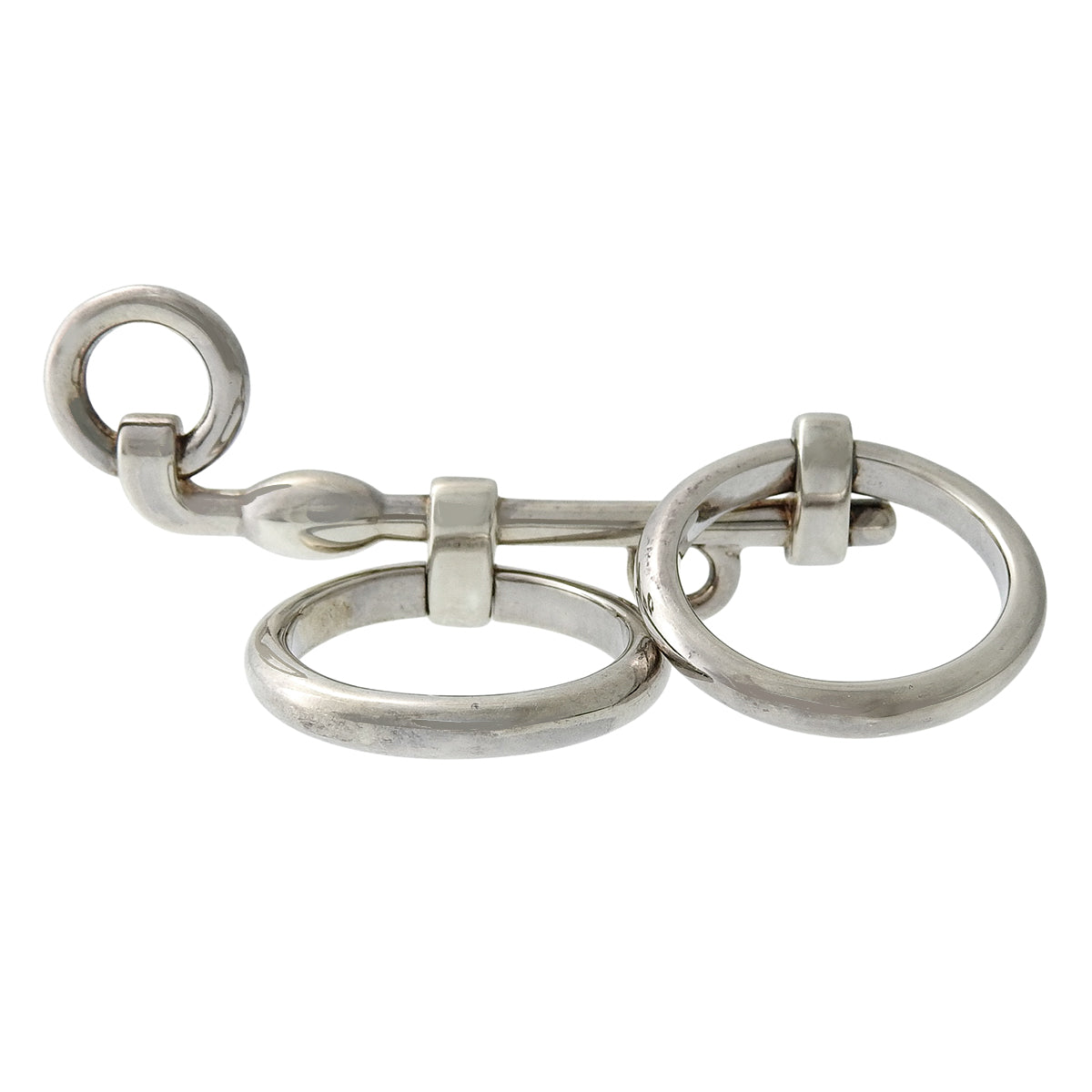 Hermès De bride ring Silver SV925 54