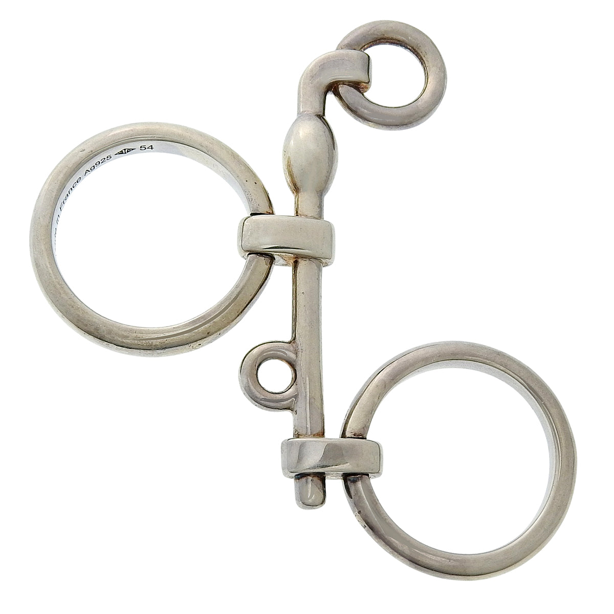Hermès De bride ring Silver SV925 54
