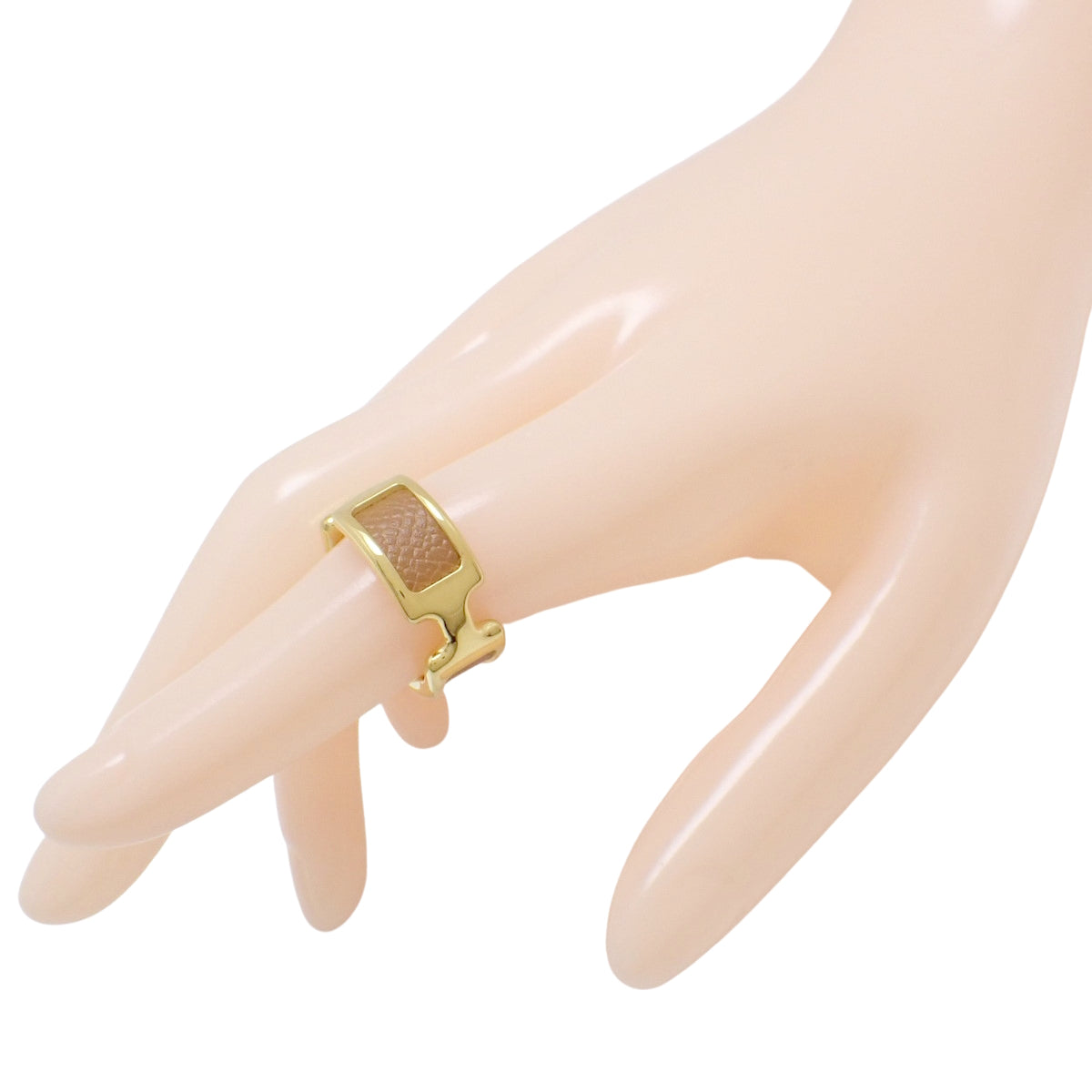 Olympe PM Ring Metal (GP) Veau Madame S
