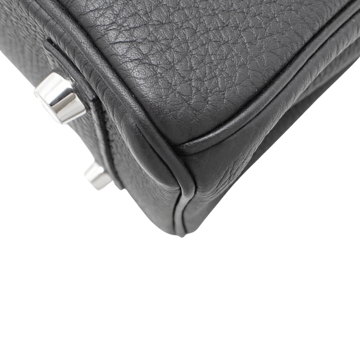 【未使用】バーキン25 トゴ ブラック シルバー金具 W刻印