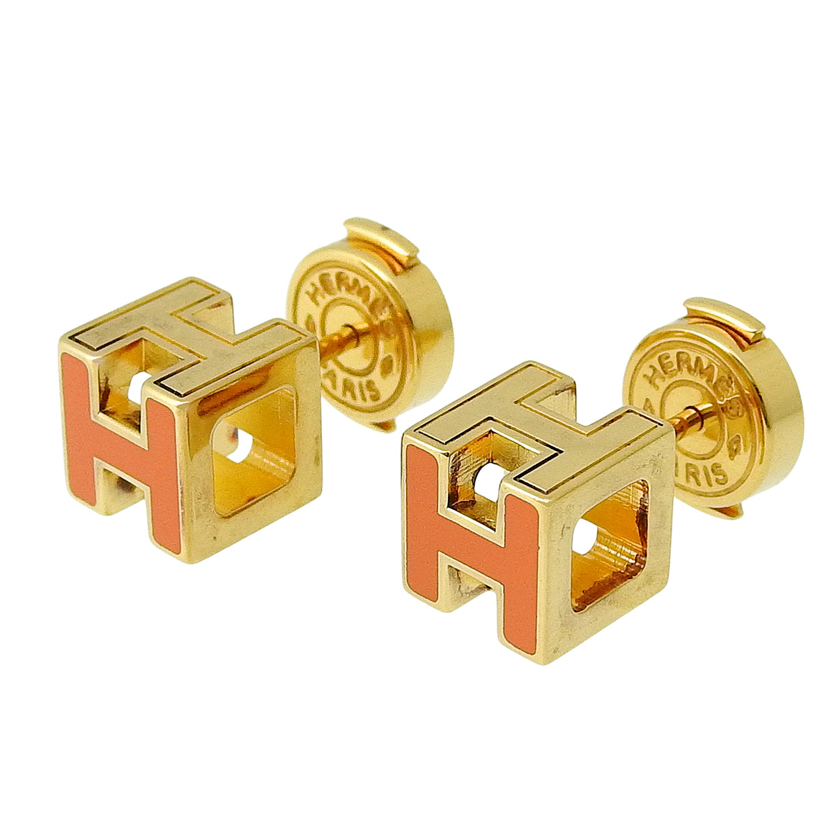 カージュ ド アッシュ Hキューブ ピアス メタル(GP)