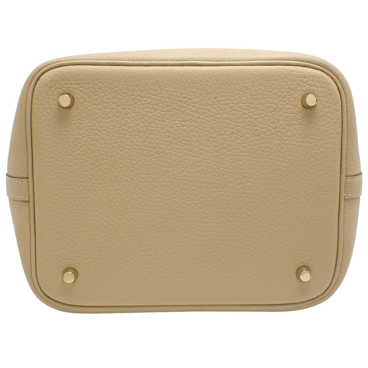 【未使用】Picotin Lock MM Taurillon Clemence Trench 金色五金 K刻印