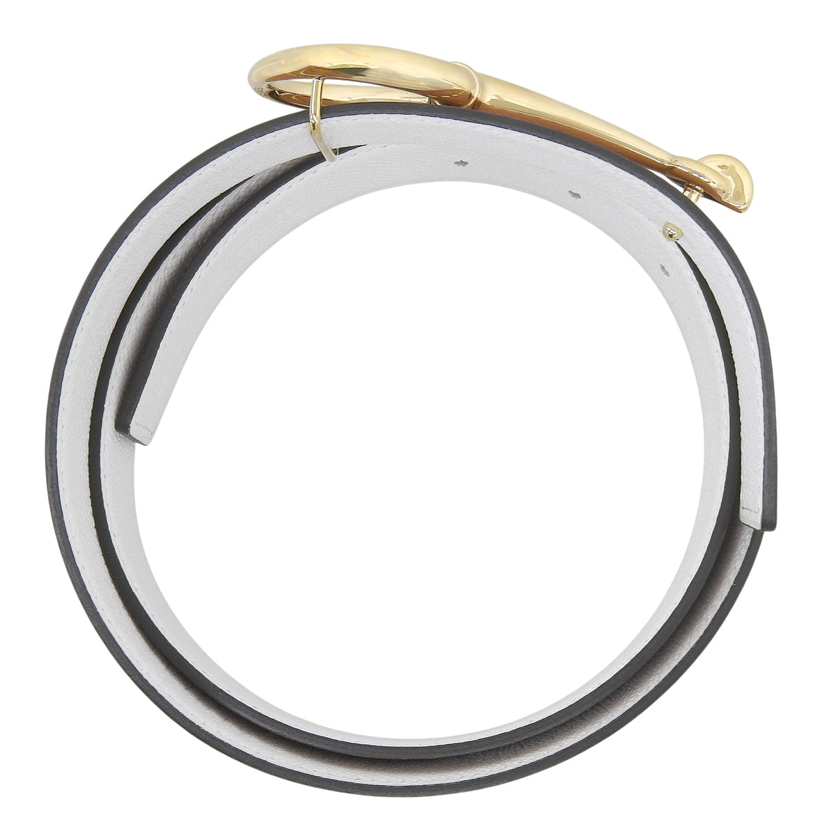 Kazak Belt 80 Veau Epsom Gold B stamp