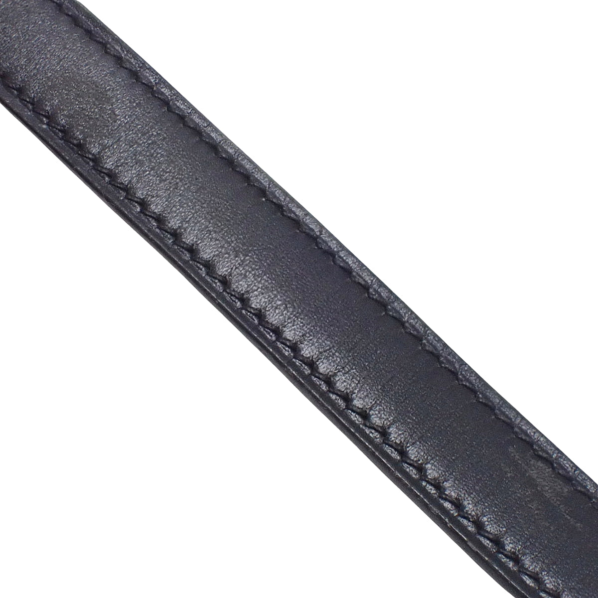 Shoulder Strap Box Calf Black Gold Hardware