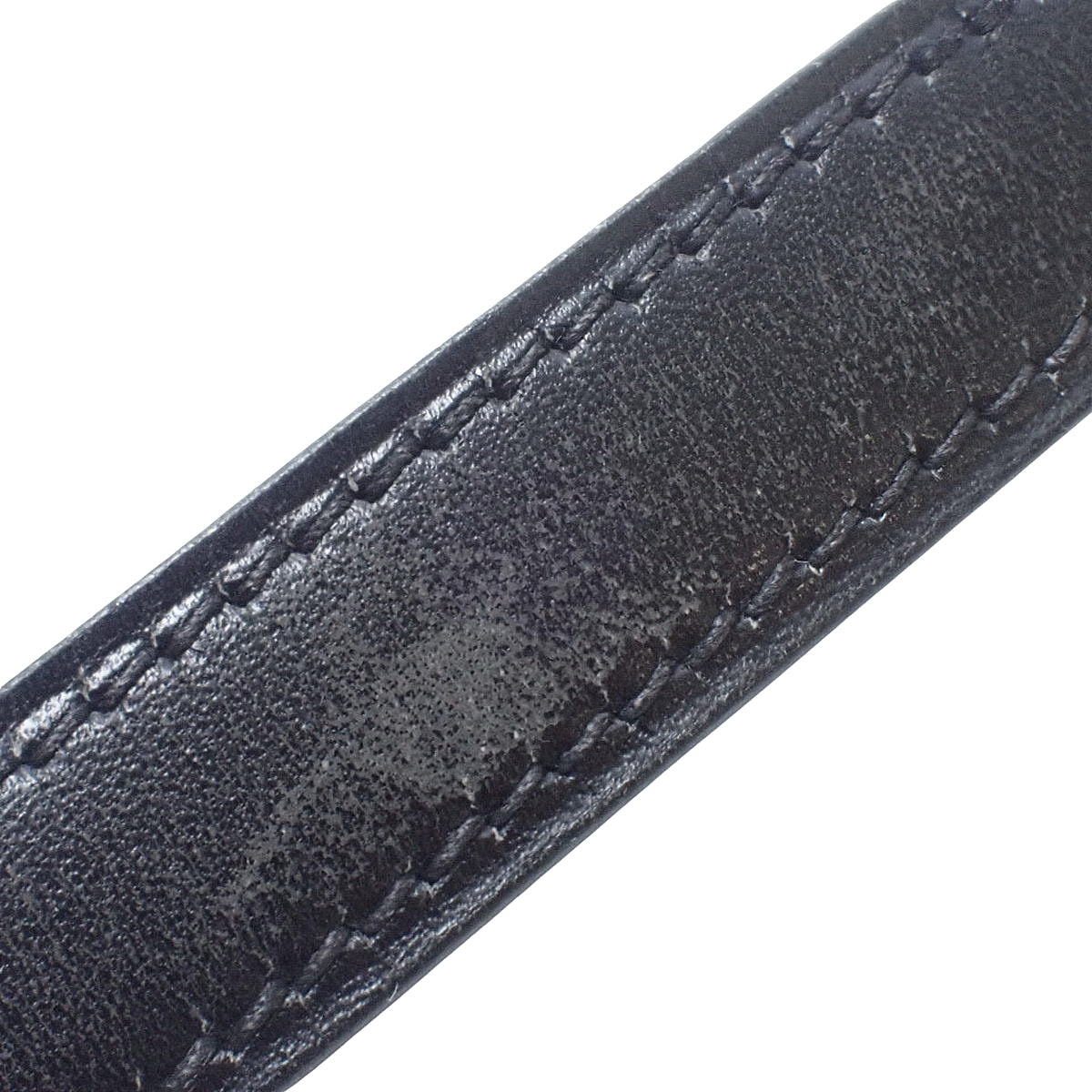 Shoulder Strap Box Calf Black Gold Hardware
