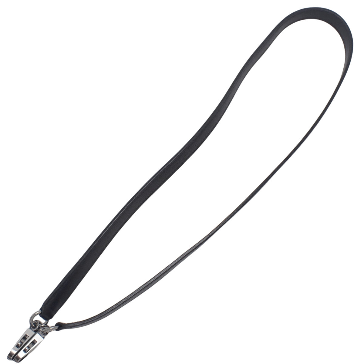 Shoulder strap, Veau Gribar, black, gunmetal hardware