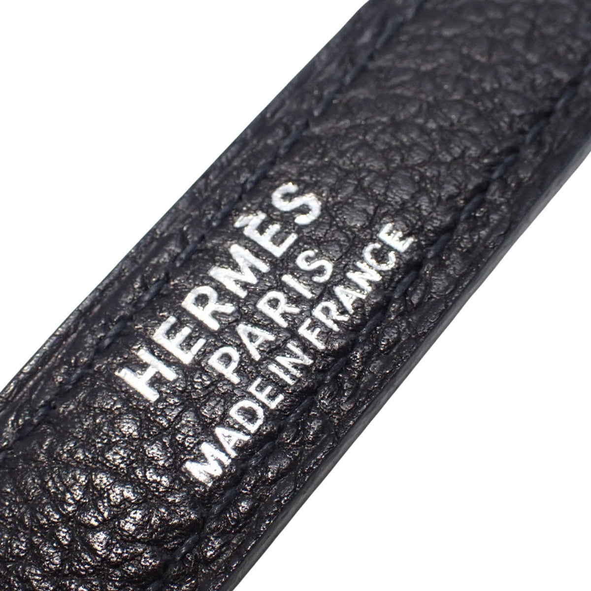 Shoulder strap, Veau Gribar, black, gunmetal hardware