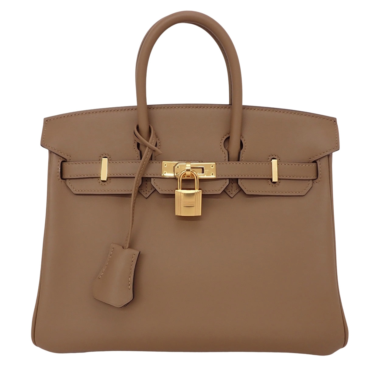 Birkin 25 Veau Swift Beige de Weimar Y stamp