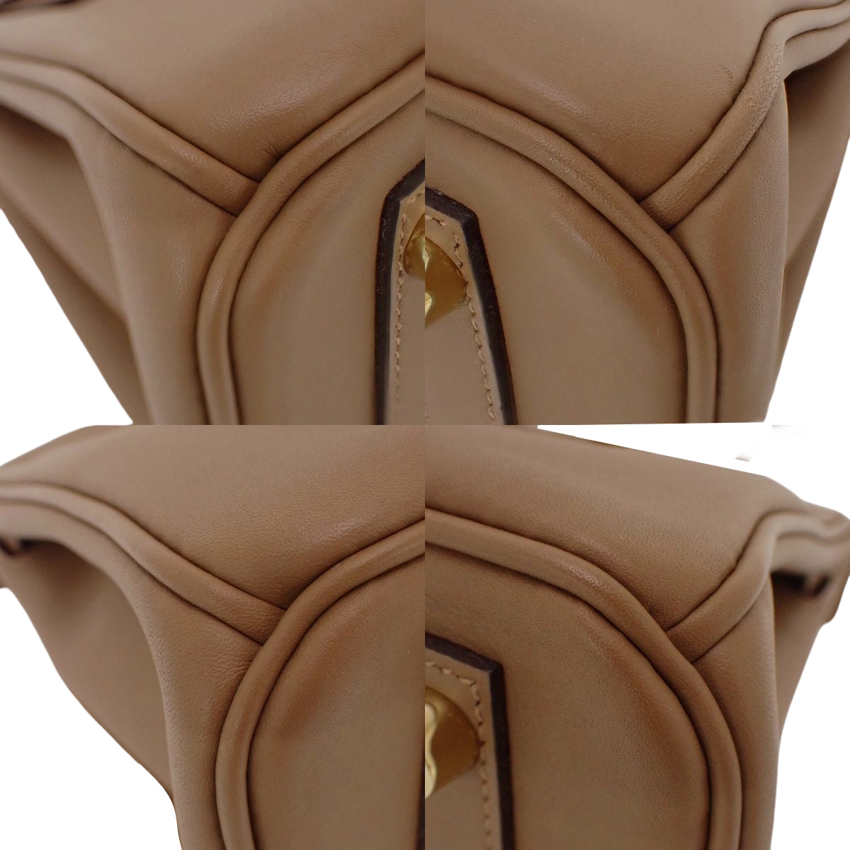 Birkin 25 Veau Swift Beige de Weimar Y stamp
