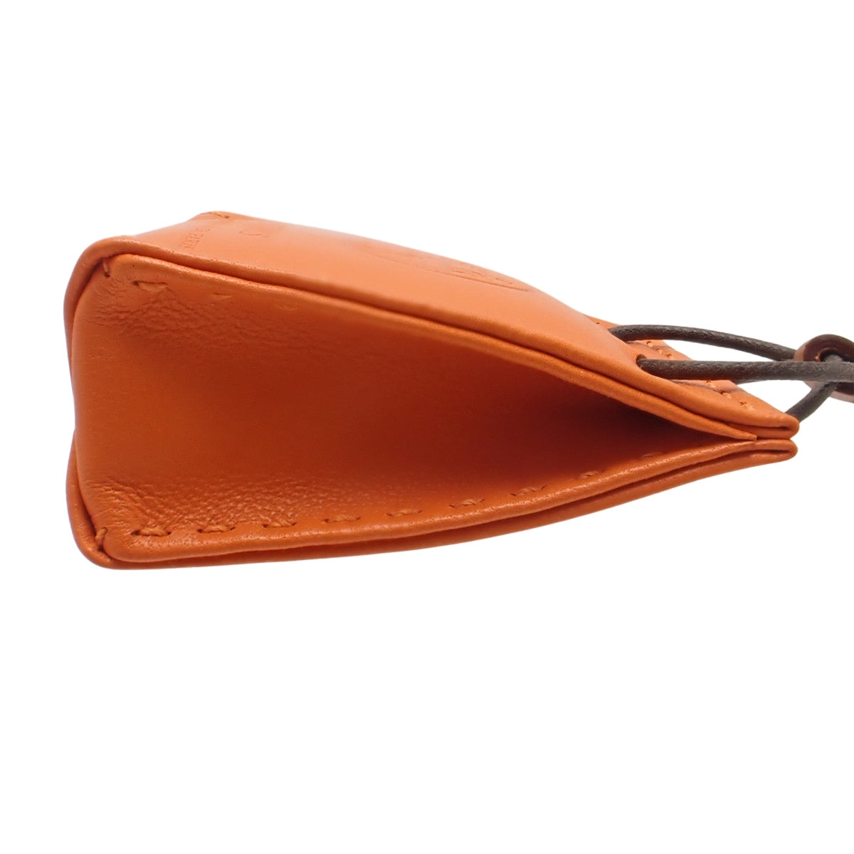 Sac Orange Agneau Milo Feu/Gold Z-stamp