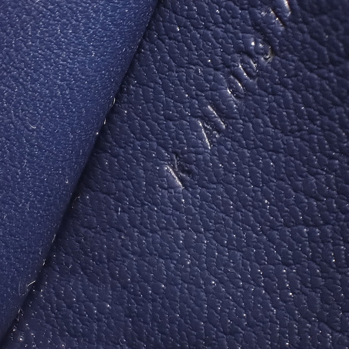 Unused Kelly Wallet To Go Chevre Chamkila Electrum Hardware Blue Saphir Silver Hardware Gold Hardware K Stamp
