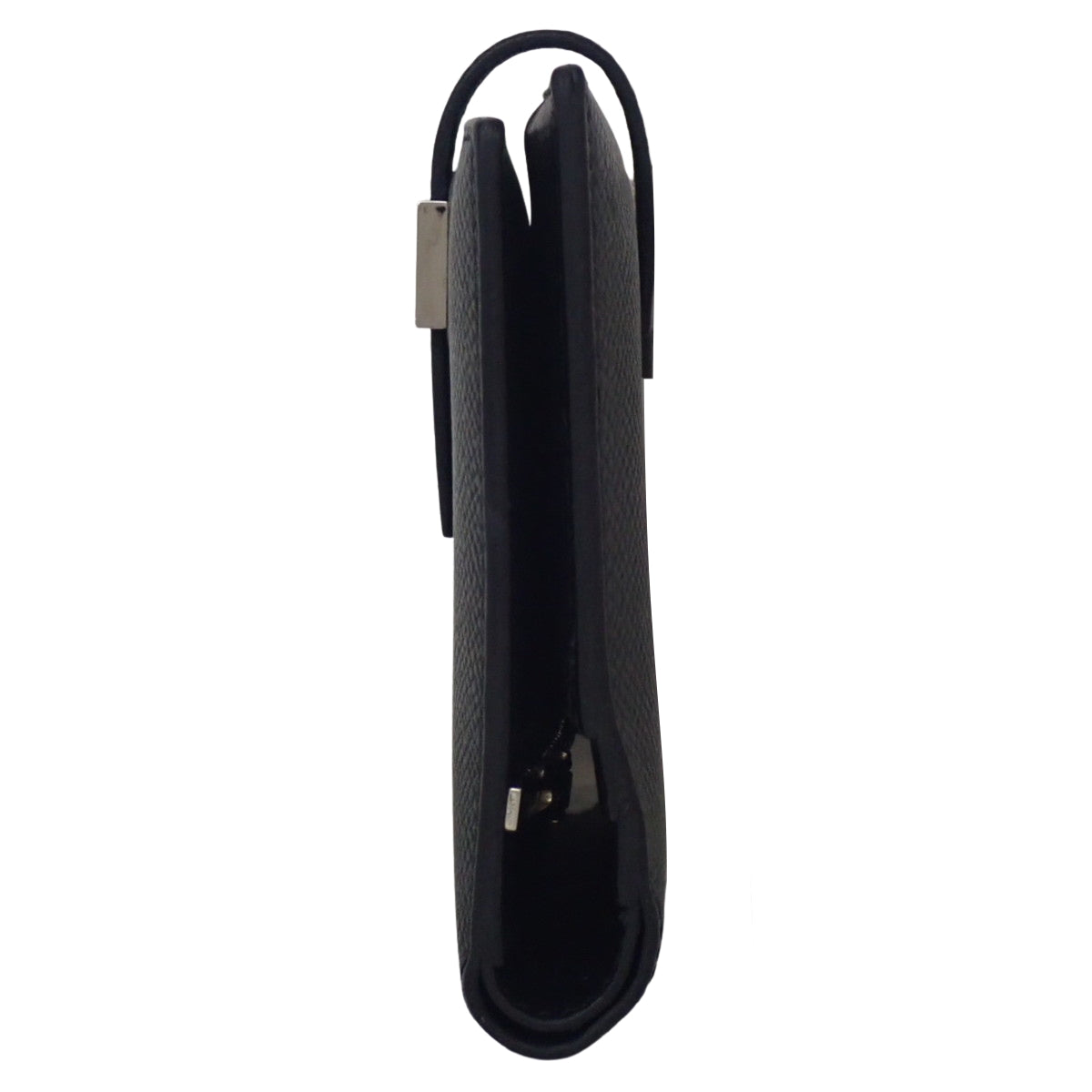 Bearn Compact Epsom leather Palladium hardware Black B stamp
