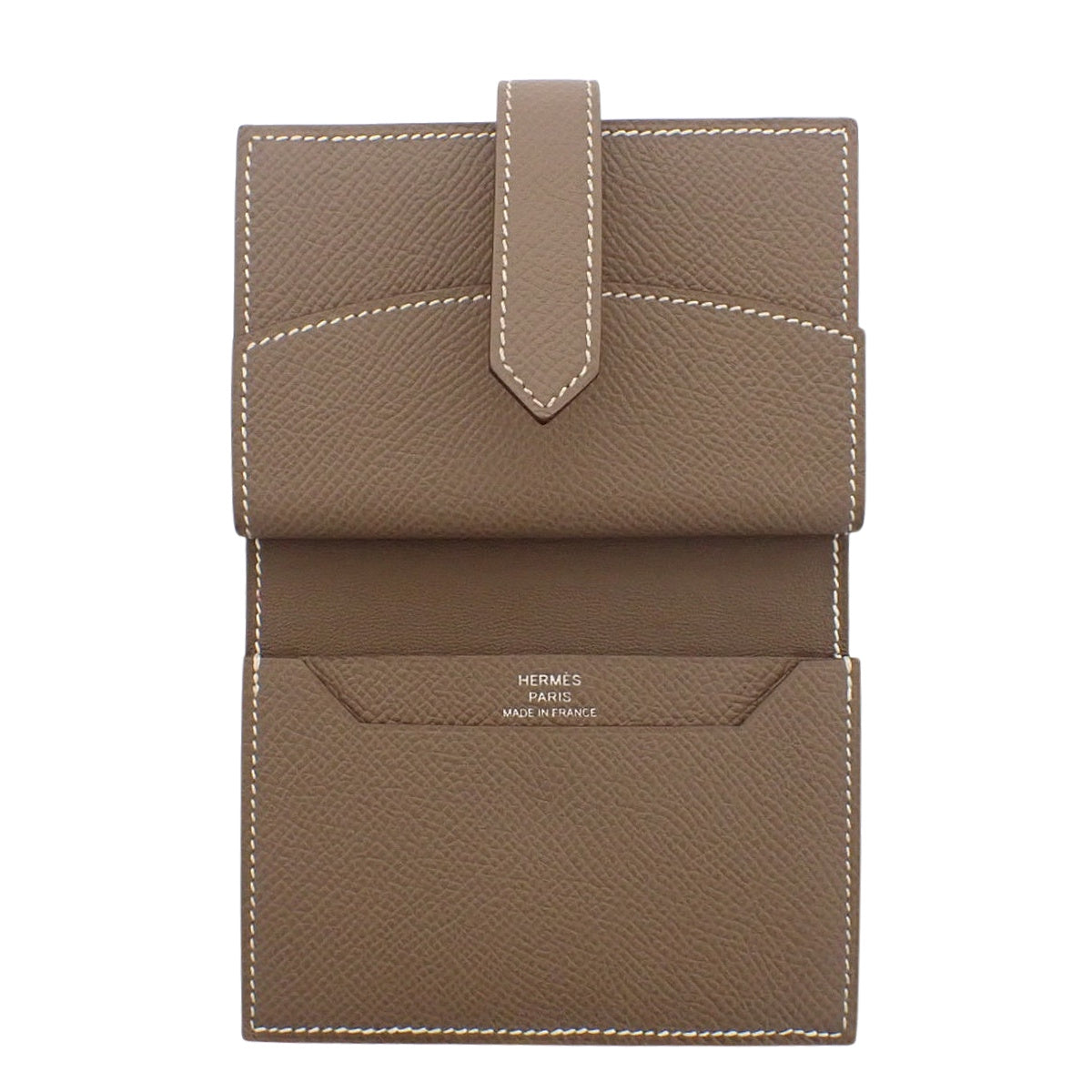 Bearn Mini Veau Epsom Palladium Hardware Etoupe/Etope D-stamp