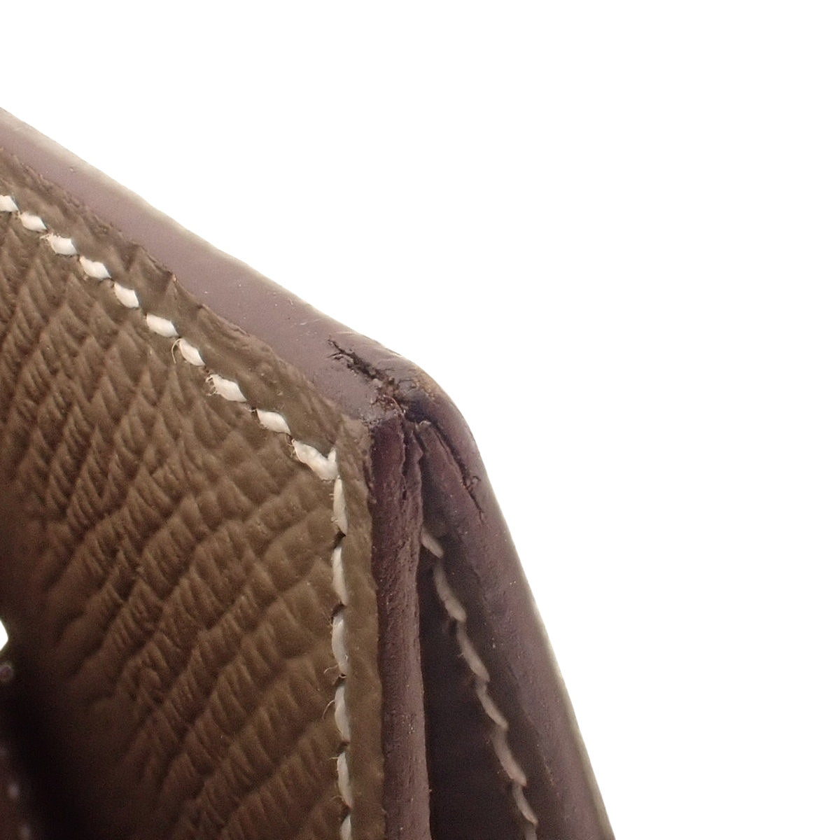 Bearn Mini Veau Epsom Palladium Hardware Etoupe/Etope D-stamp