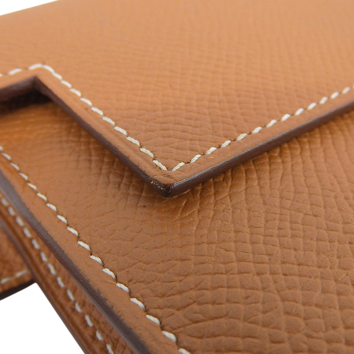 Kelly Wallet Long Veau Epsom Palladium Hardware Gold Silver Hardware A Stamp