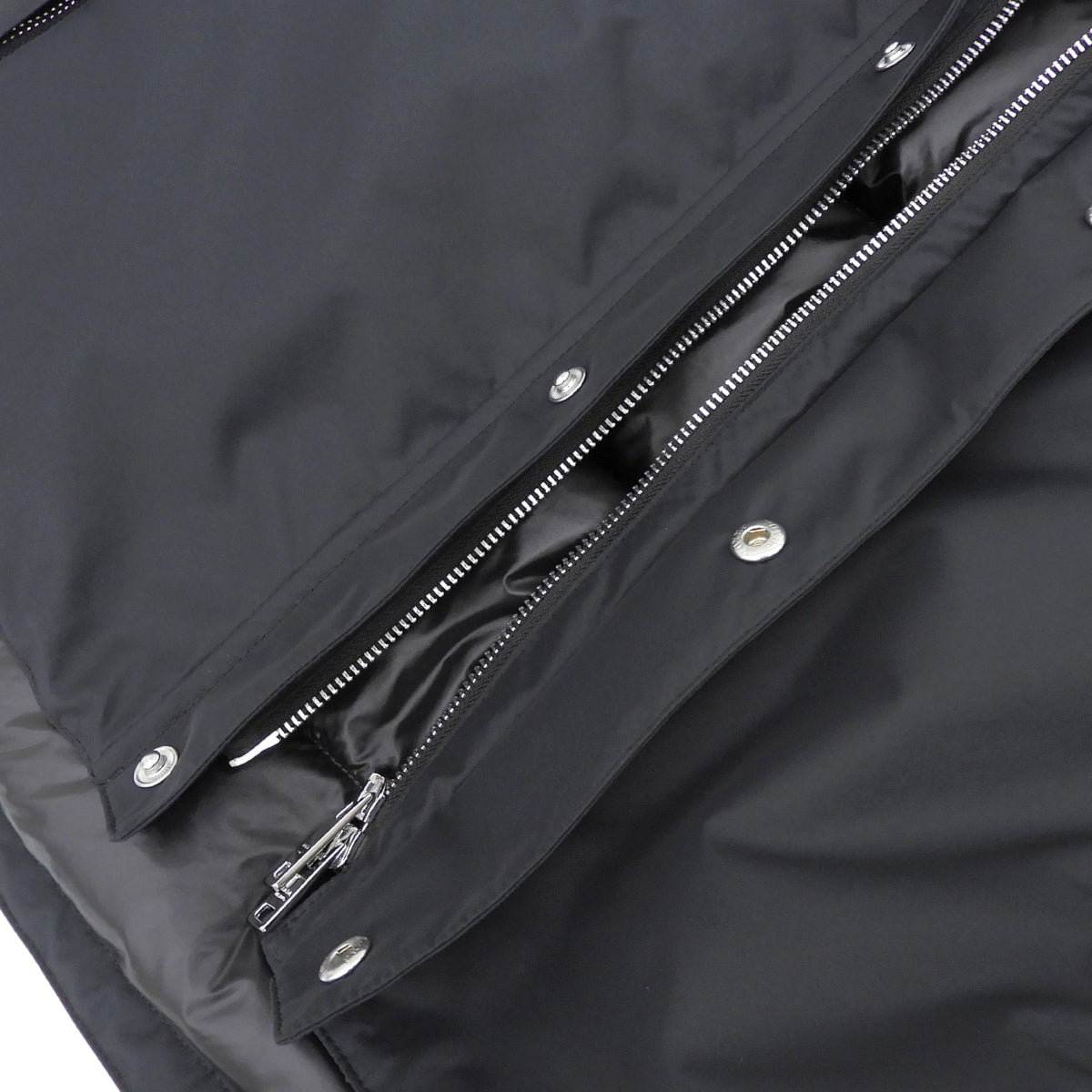 Hooded technical fabric down jacket 2024 M