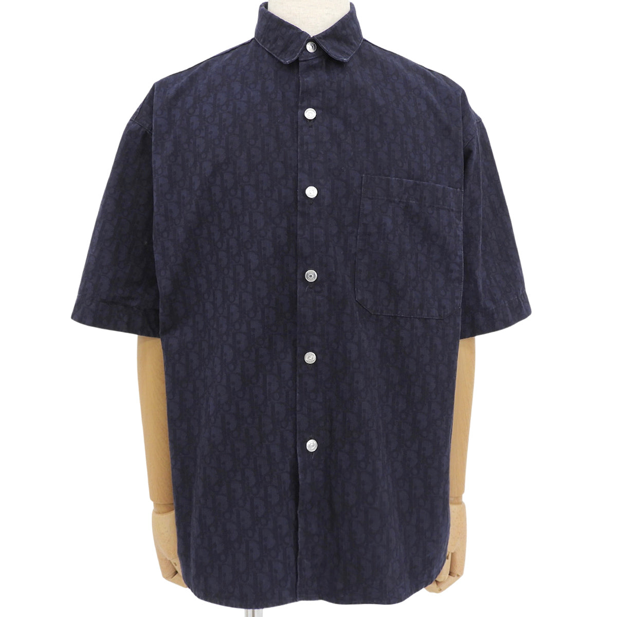 Short Sleeve Overshirt 2022 38 Cotton Navy