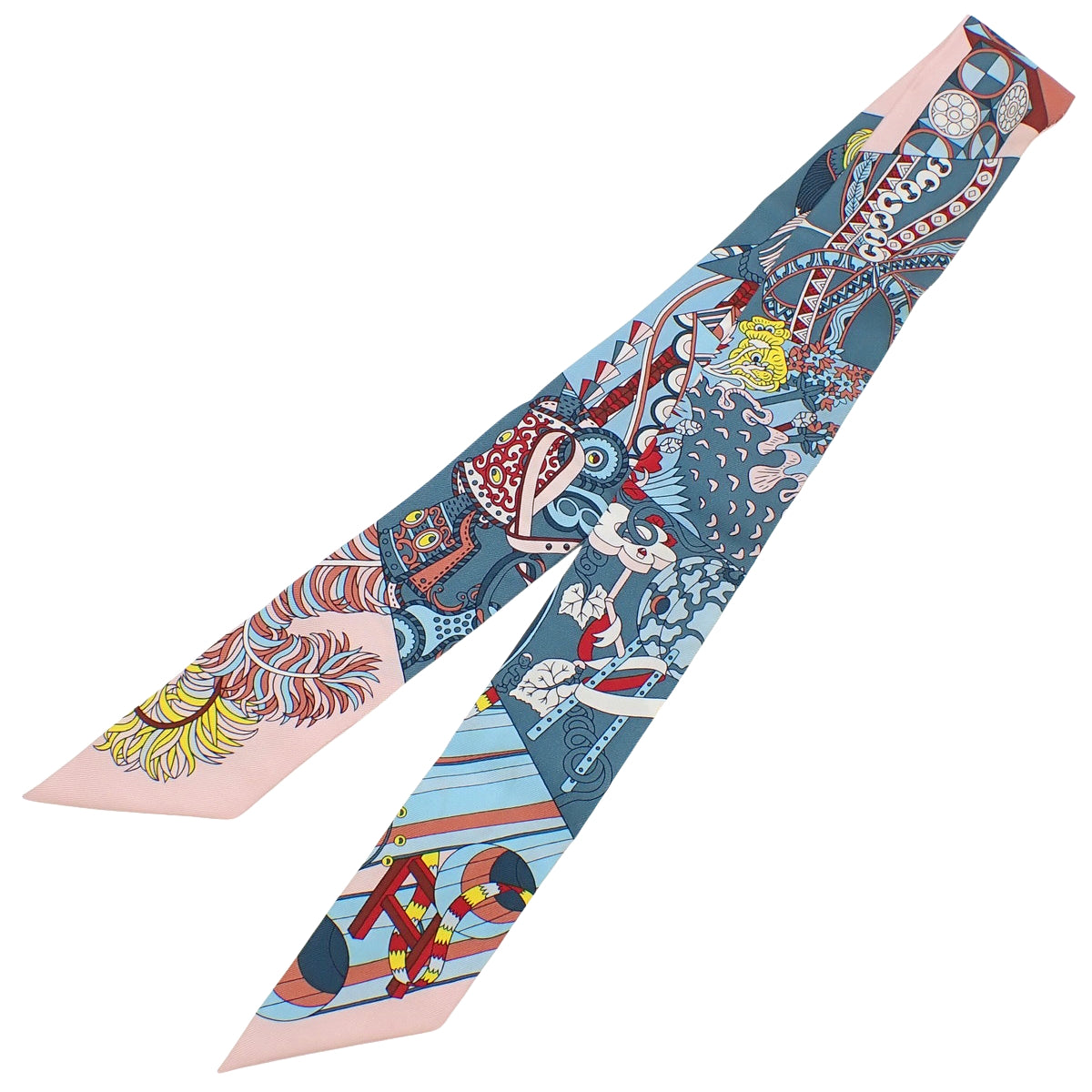 De l'Ombrelle aux Duels Twilly Silk Rose Pearl