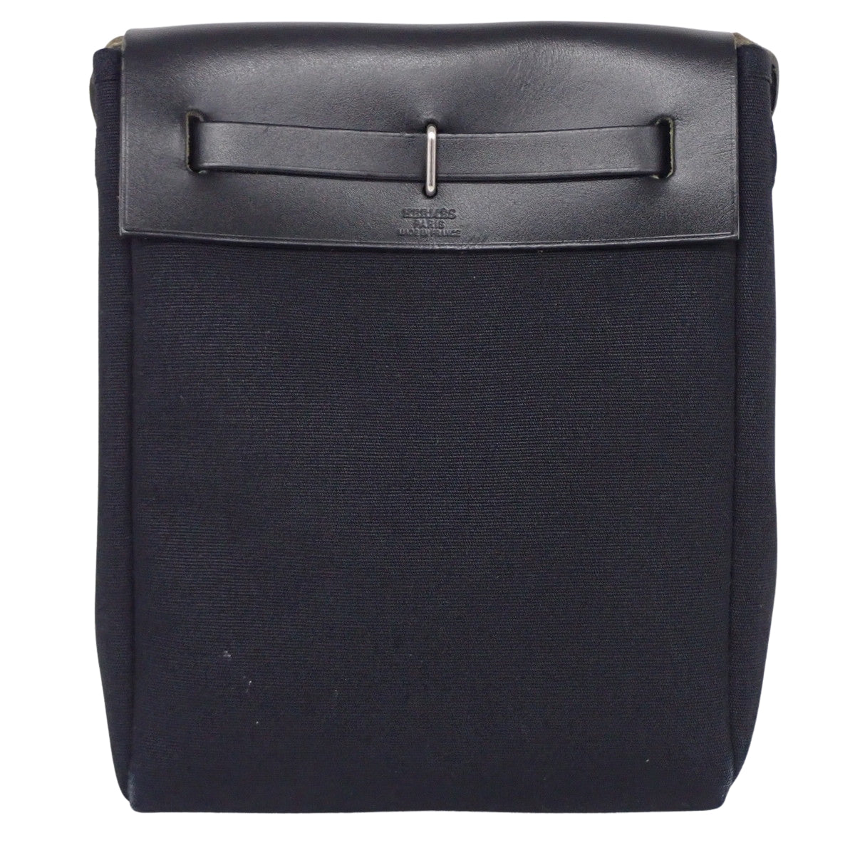 爱马仕Herbag TPM Toile GM Vache Hunter 天然色 银扣 □H刻印