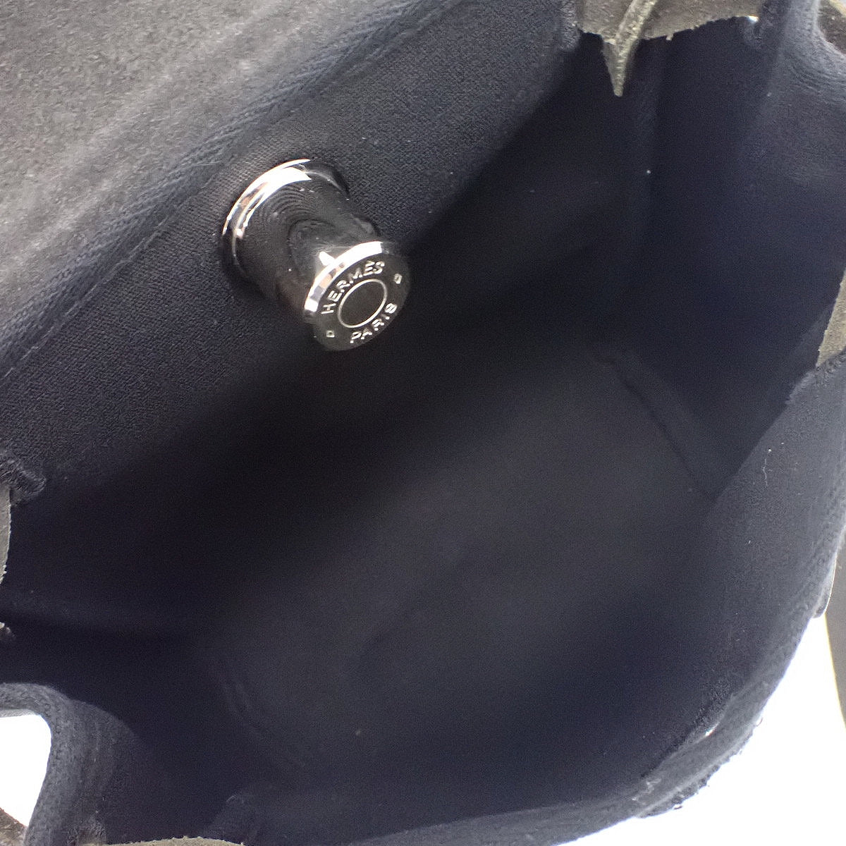 爱马仕Herbag TPM Toile GM Vache Hunter 天然色 银扣 □H刻印