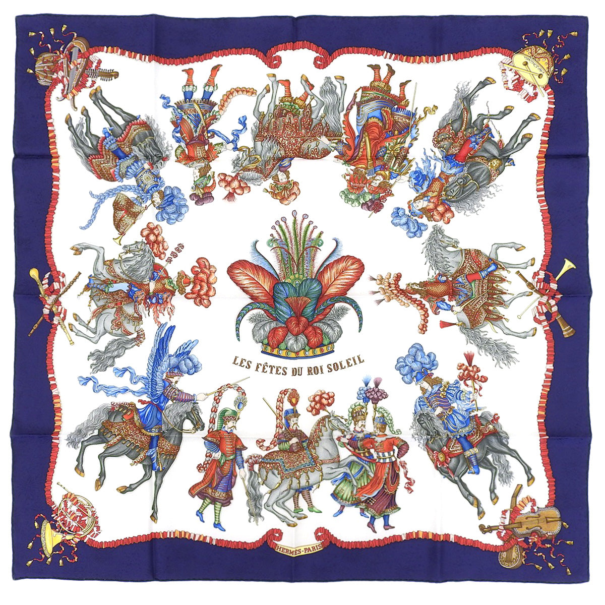 LES FETES DU ROI SOLEIL 太陽王の祝典 カレ90 シルク