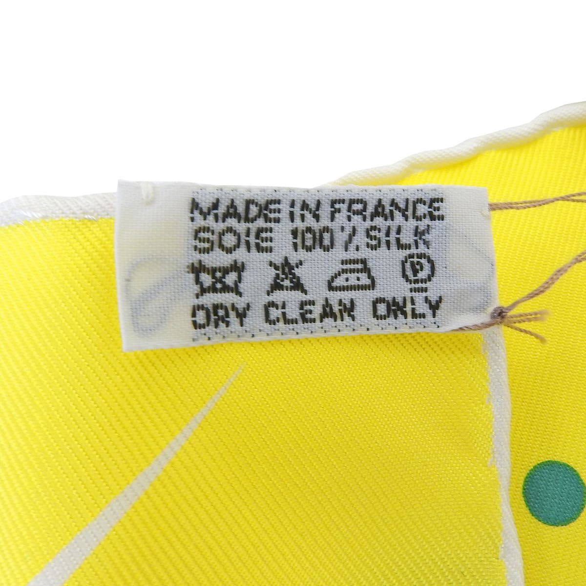 Magic Kelly Magic Kelly Carre 90 Silk Jaune Citron Blanc Vert