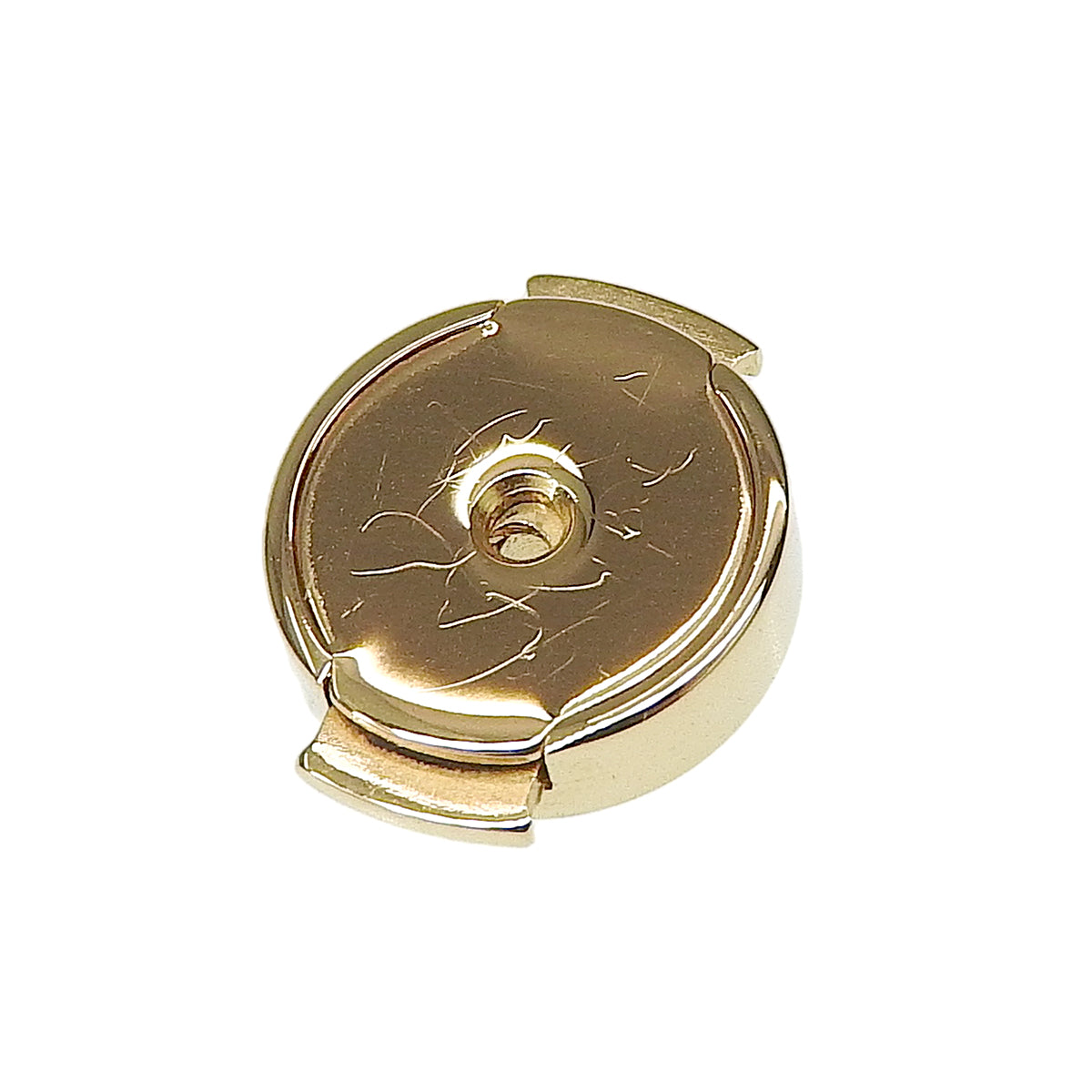 CACHEUX D'H H Cube Pierced Earrings Metal (GP)