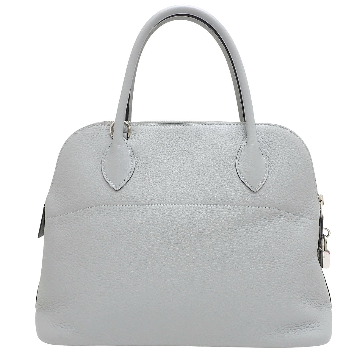 Bolide 31 Taurillon Clemence Palladium Hardware Bleu Pale Silver Hardware X Stamp
