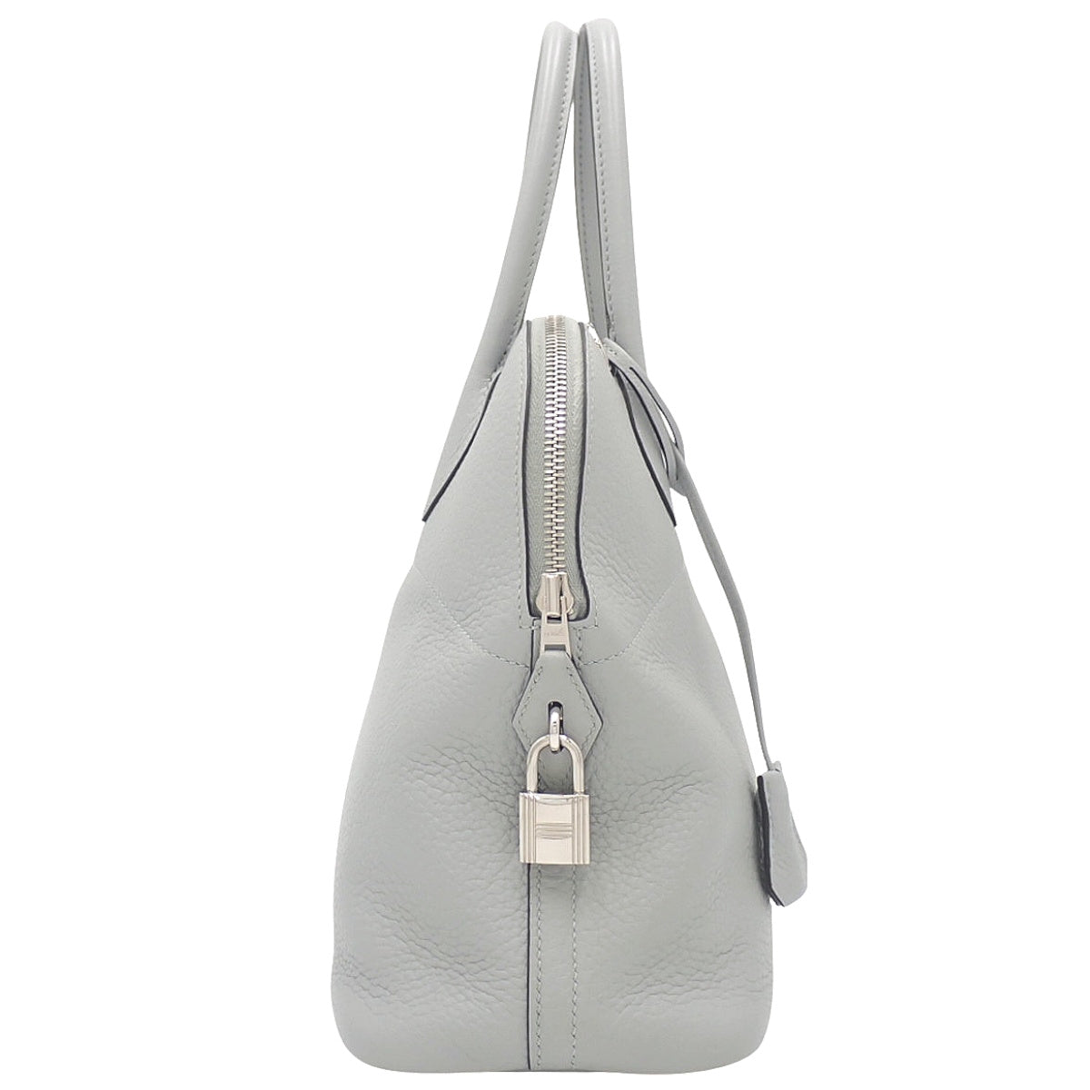 Bolide 31 Taurillon Clemence Palladium Hardware Bleu Pale Silver Hardware X Stamp