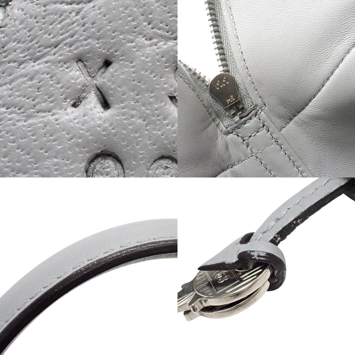 Bolide 31 Taurillon Clemence Palladium Hardware Bleu Pale Silver Hardware X Stamp