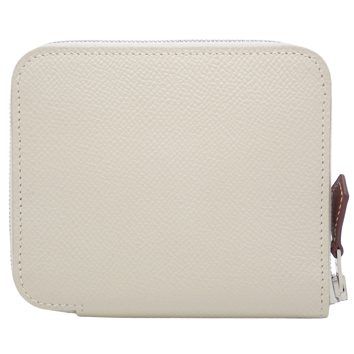 Azap Silk'in Compact Epsom 小牛皮 Gris Clair 银色金属件 A刻印