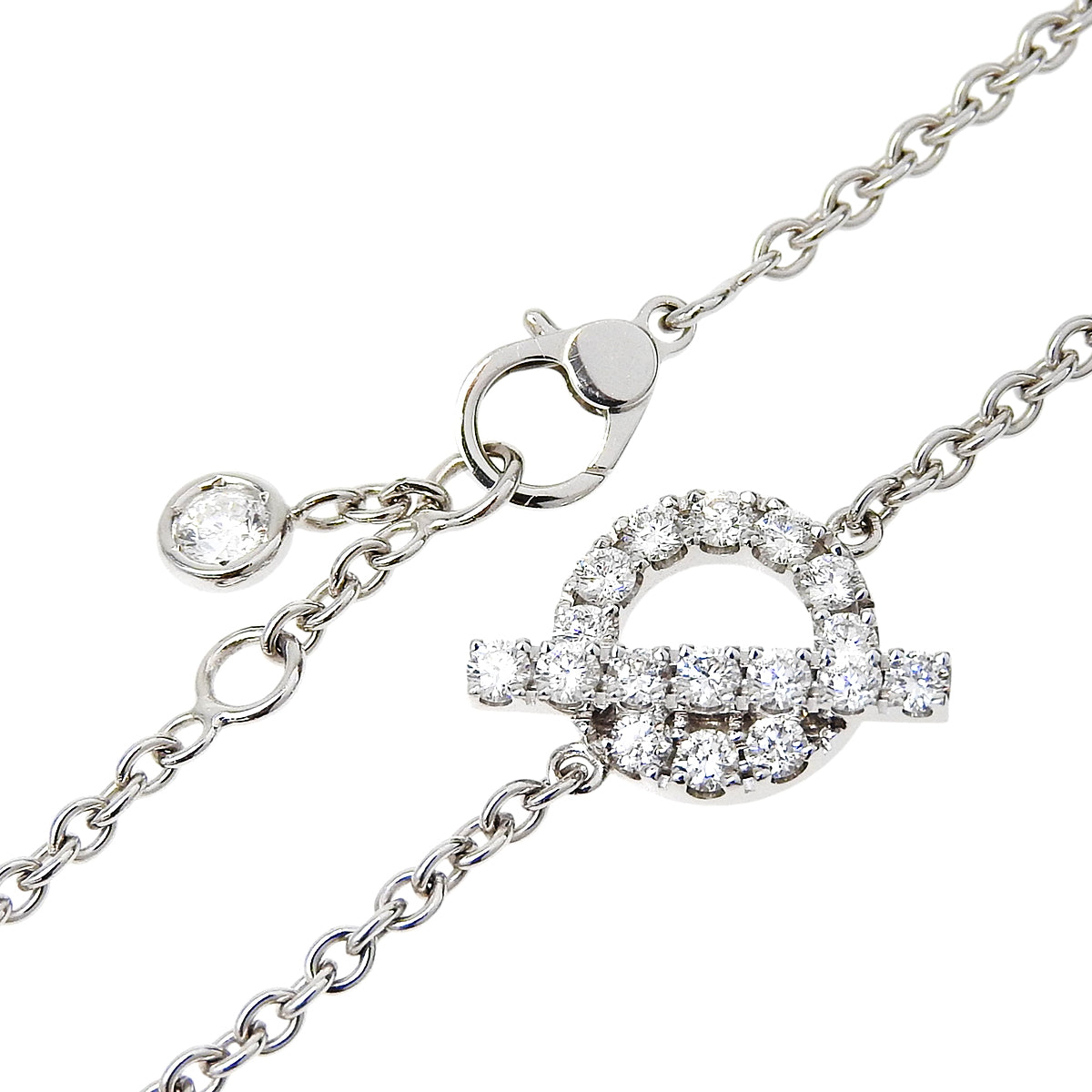 Finesse Bracelet Diamond White Gold K18WG 3.7g 18PD