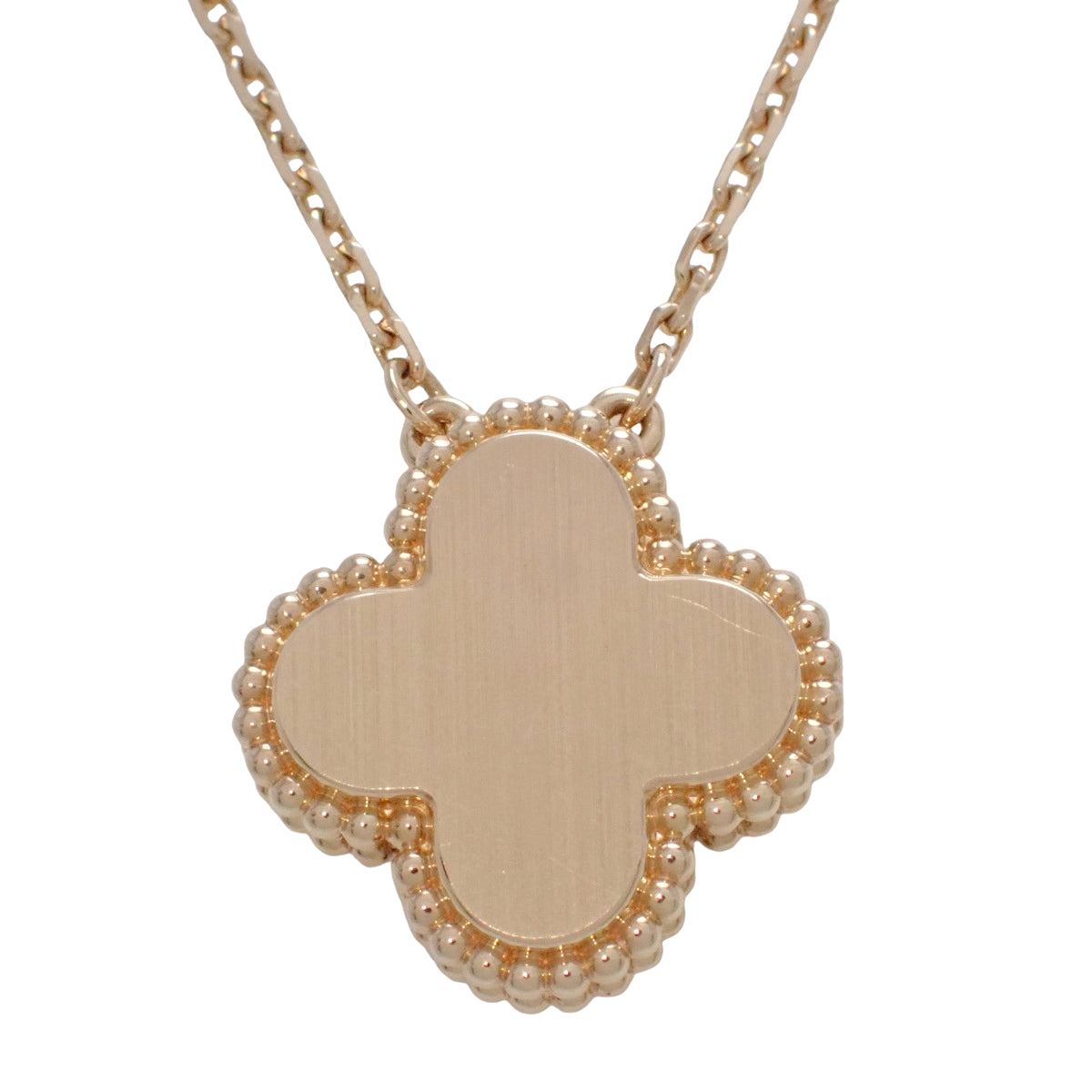 Vintage Alhambra Pendant Diamond/Pink Mother-of-Pearl Pink Gold K18PG 6.2g 2025 Holiday Limited Edition