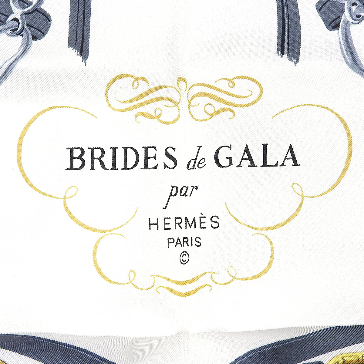 BRIDES de GALA 式典用の馬勒 カレ90 シルク