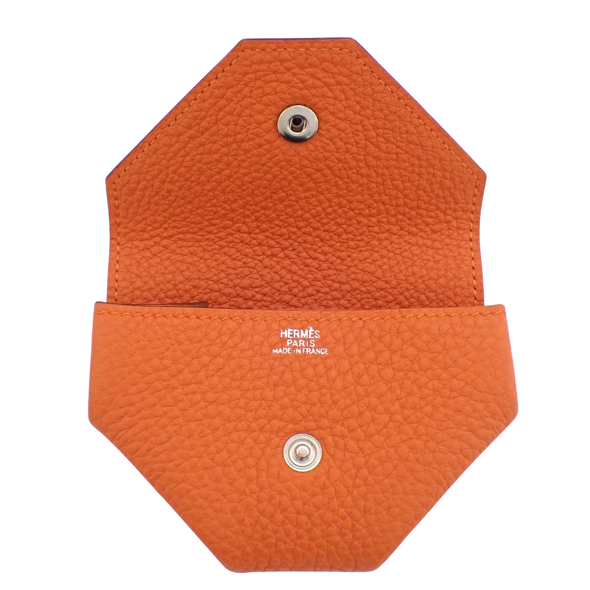 ル ソワ サンドゥーズ トゴ パラジウム金具 オレンジ シルバー金具 □J刻印