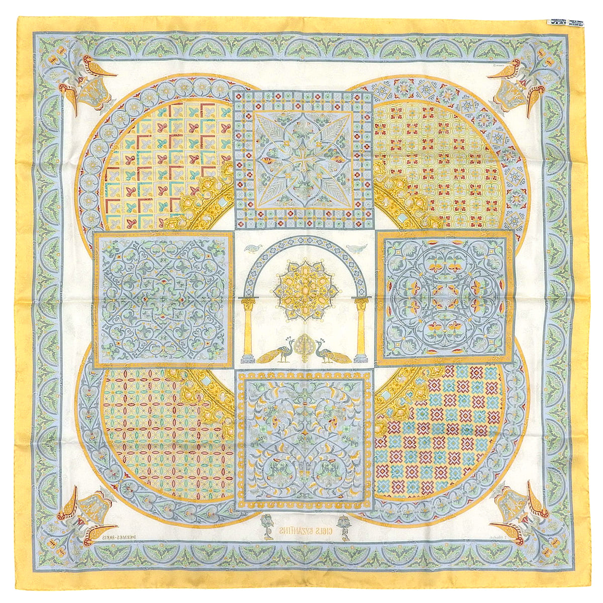 CIELS BYZANTINS ビザンチンの空 カレ90 シルク
