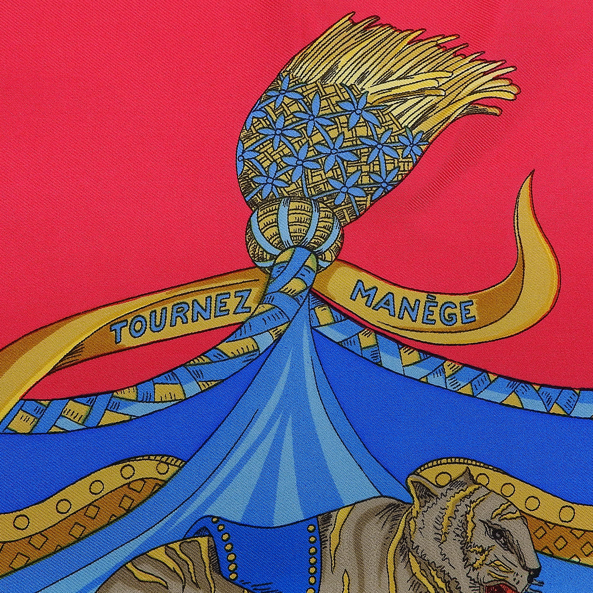 TOURNEZ MANEGE メリーゴーランド カレ90 シルク